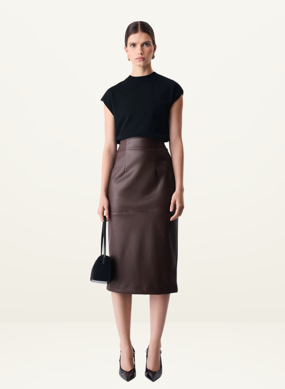 Esmaee Forme Skirt in Chocolate