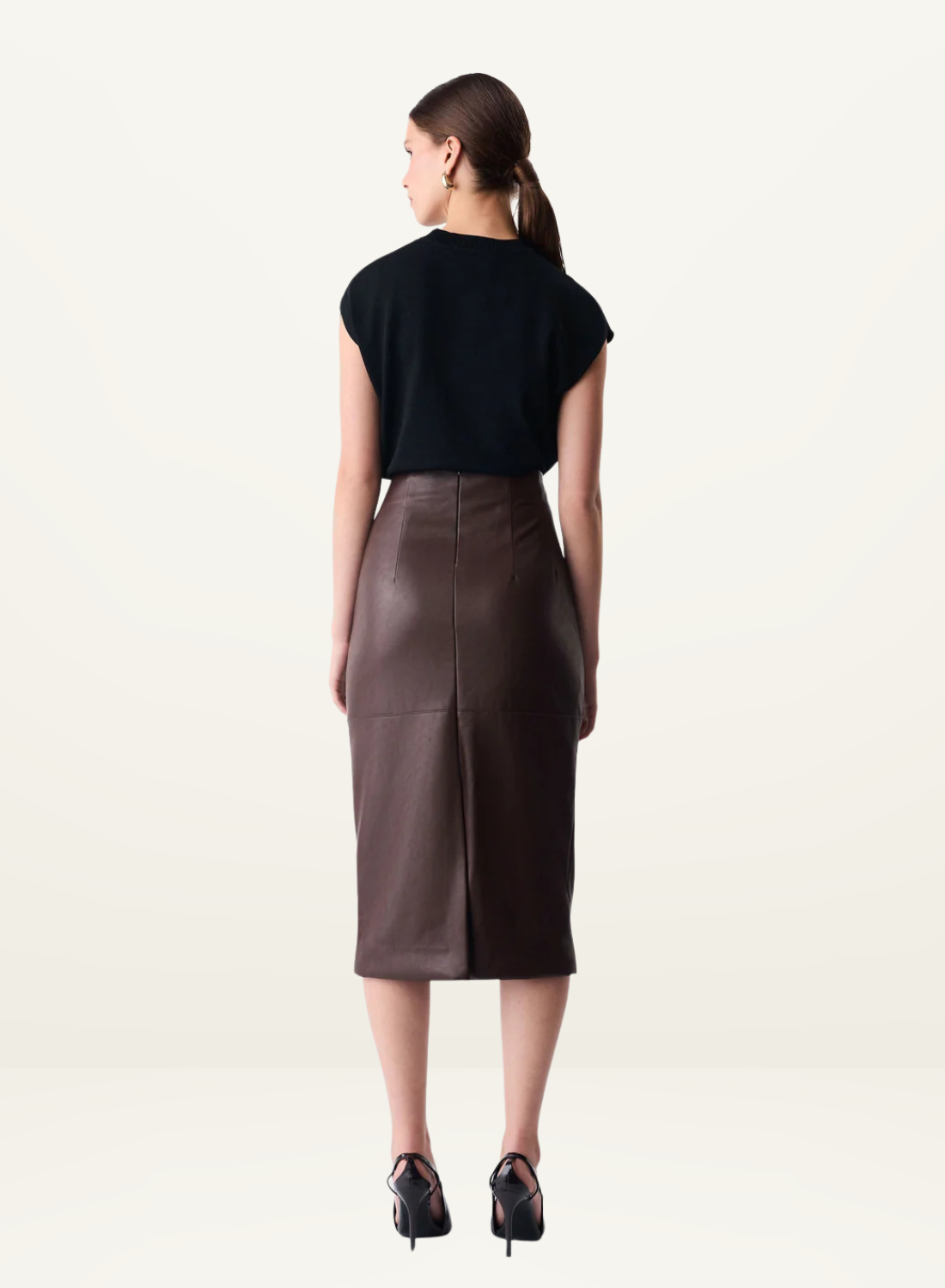 Esmaee Forme Skirt in Chocolate