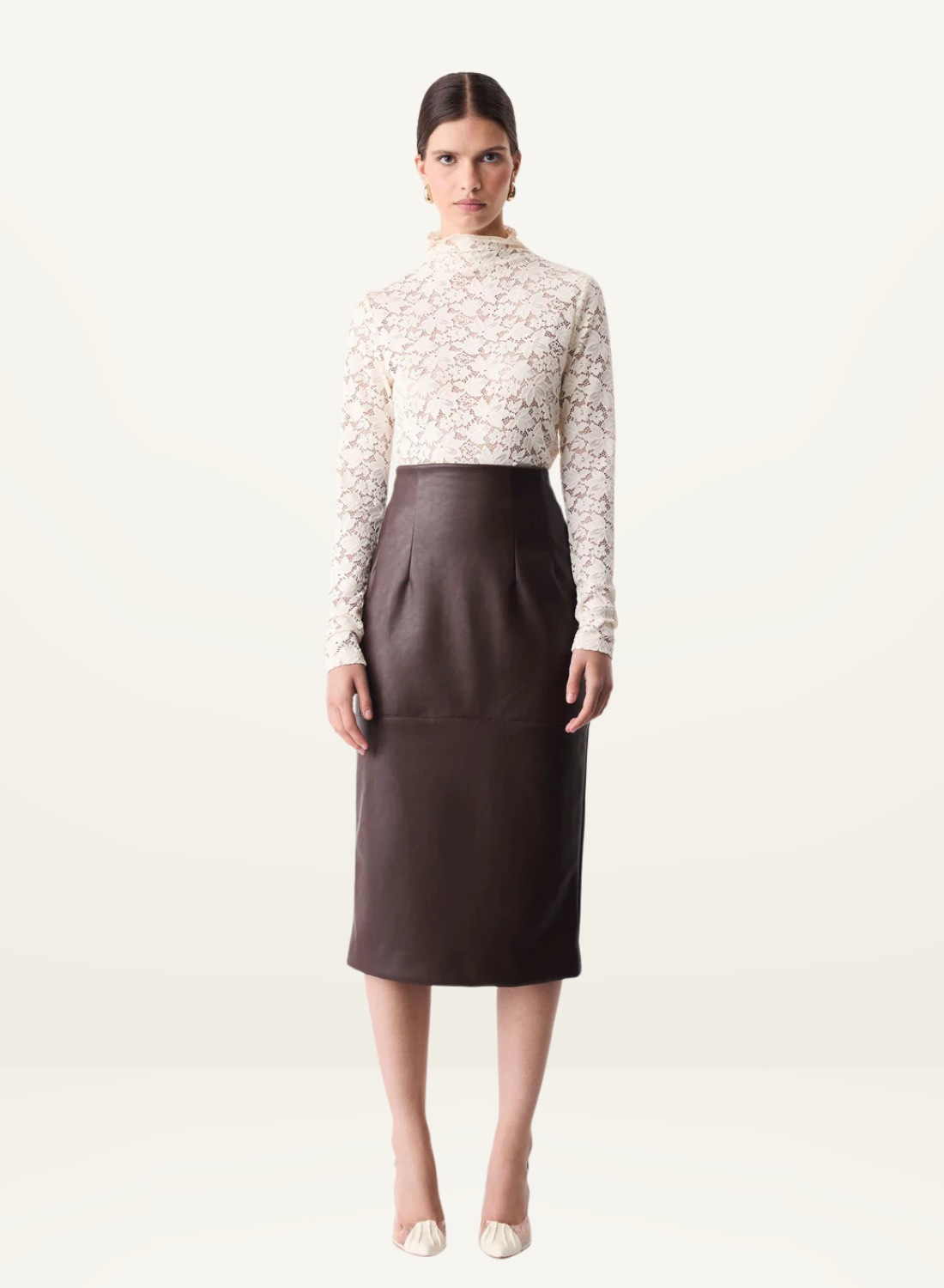 Esmaee Forme Skirt in Chocolate