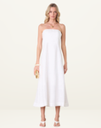 Esmaee Marseille Bandeau Dress in White