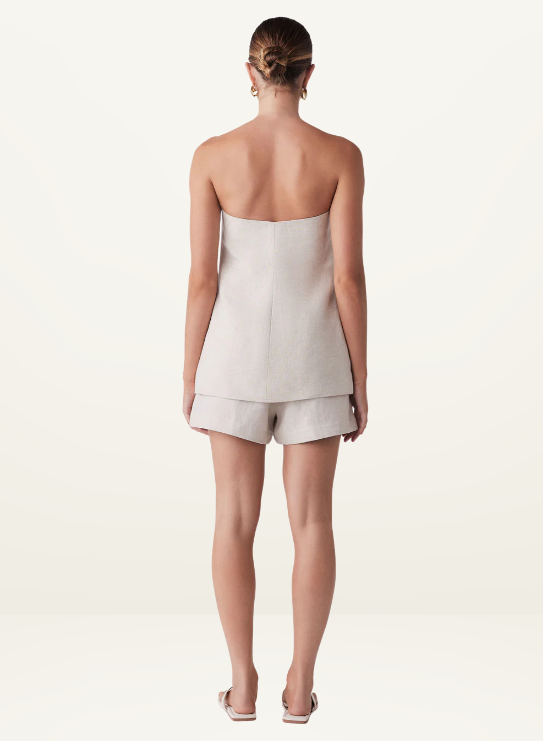 Esmaee Portsea Linen Short in Natural