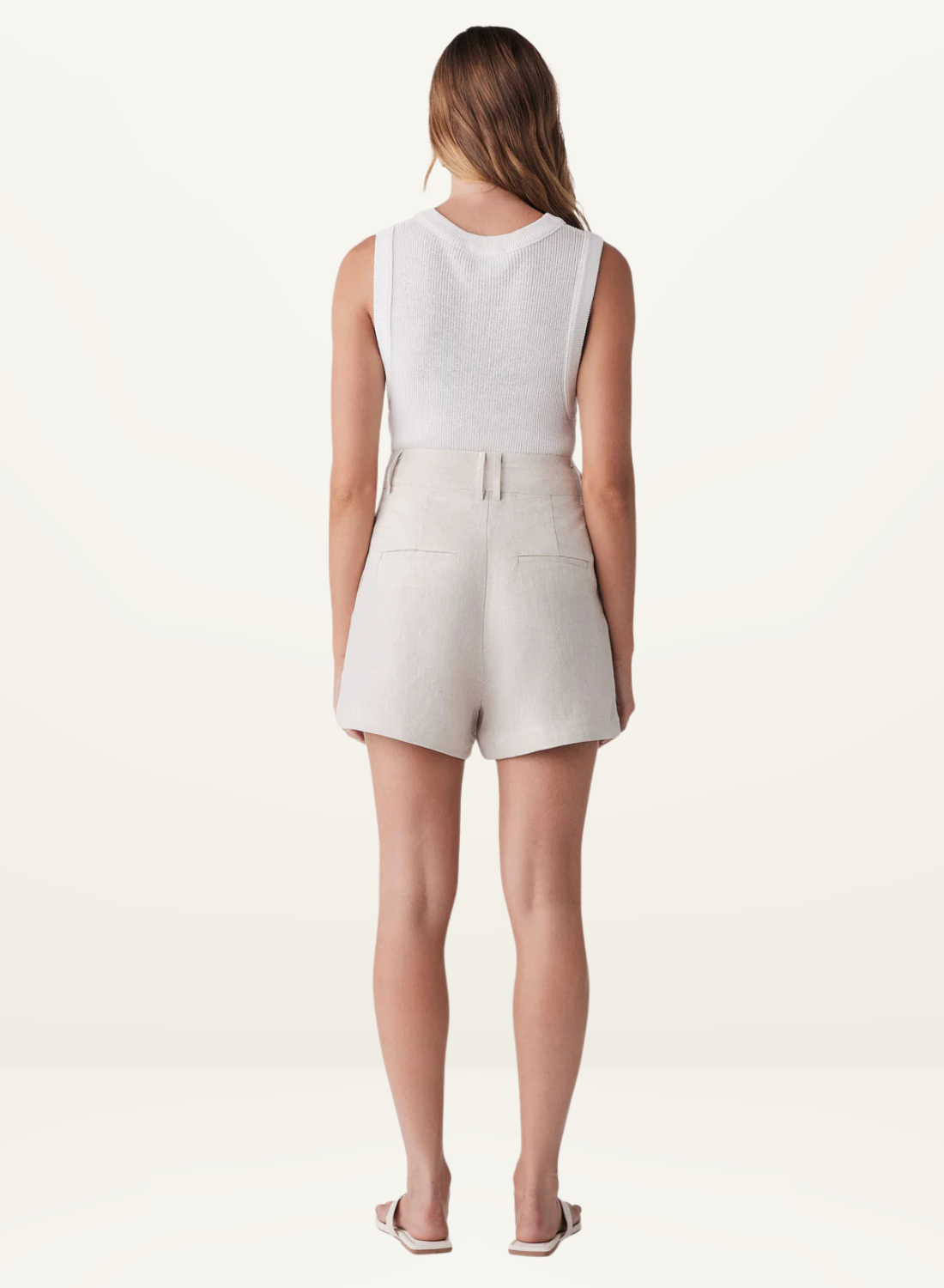 Esmaee Portsea Linen Short in Natural