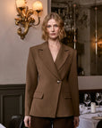 Esmaee Zenith Blazer in Mocha