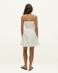 Faithfull Jean Mini Dress in White