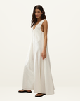 Faithfull Juana Maxi Dress in Valentina Broderie White