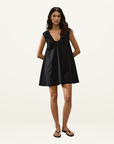 Faithfull Juana Mini Dress in Valentina Broderie Black
