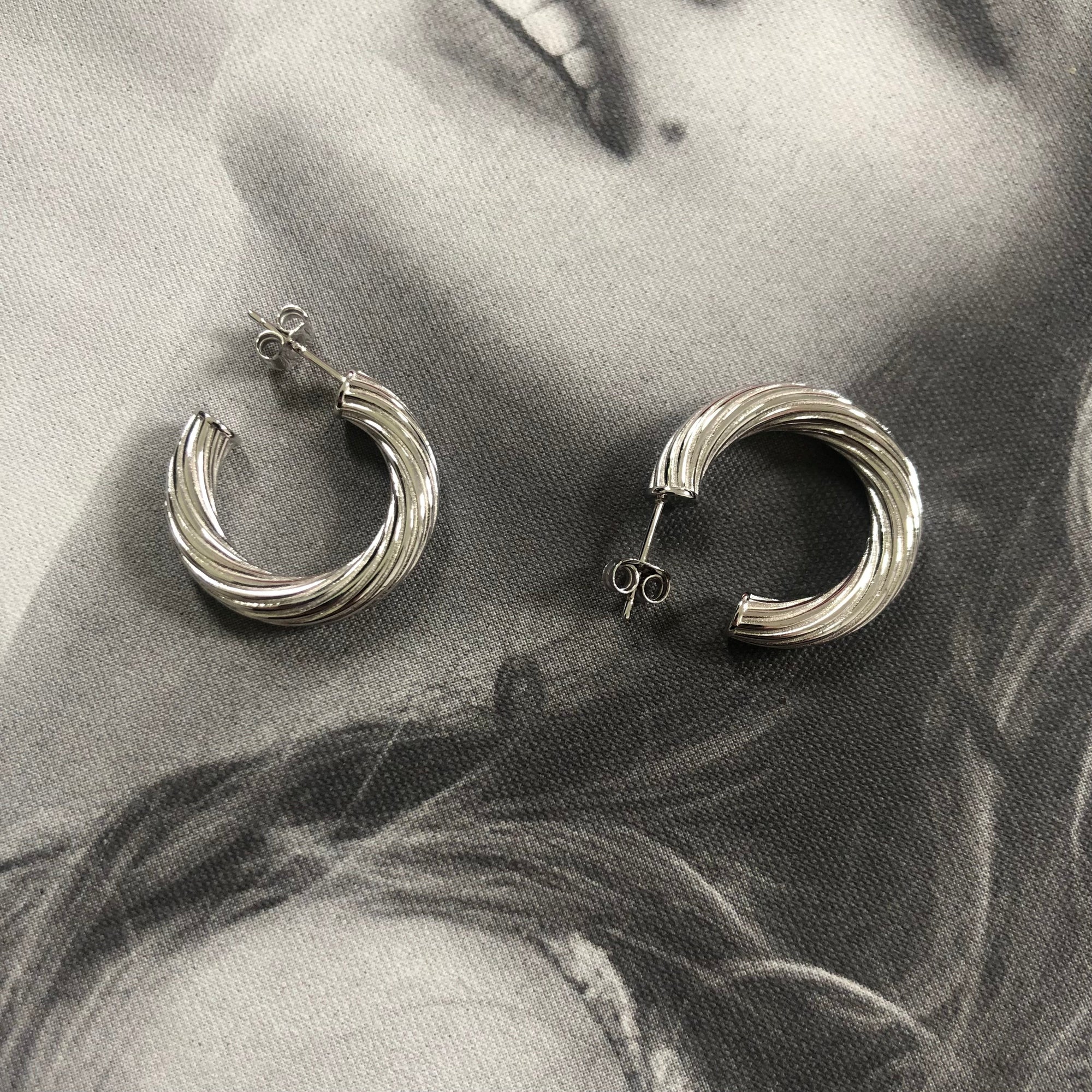 Gigi Hoop Earrings SILVER-Smith The Label-Frolic Girls