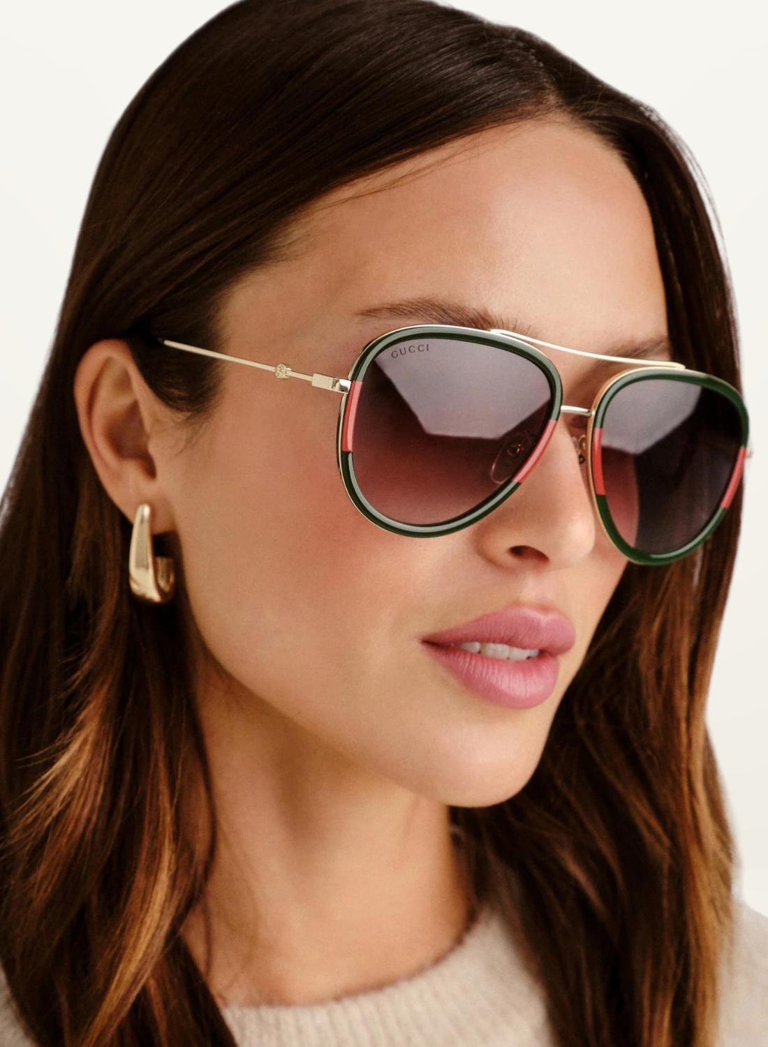 Gucci GG0062S Sunglasses in GOLD-Gucci-Frolic Girls