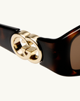 Gucci GG1661S002 Sunglass in Havana
