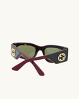 Gucci GG1664S Sunglasses in HAVANA RED GREEN