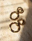 Hammered Loop Hoops SILVER Luv AJ-Luv Aj-Frolic Girls