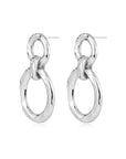 Hammered Loop Hoops SILVER Luv AJ-Luv Aj-Frolic Girls