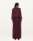 Hansen & Gretel Elliana Maxi Dress in Pinot