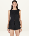 Hansen & Gretel Lana Top in Black
