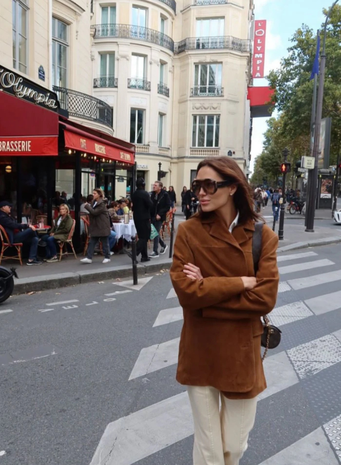 Hansen &amp; Gretel Logan Suede Coat in TAN