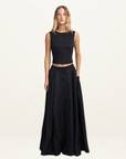 Hansen & Gretel Mana Maxi Skirt in BLACK