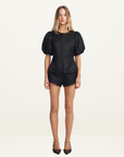 Hansen & Gretel Pellegrino Top in BLACK