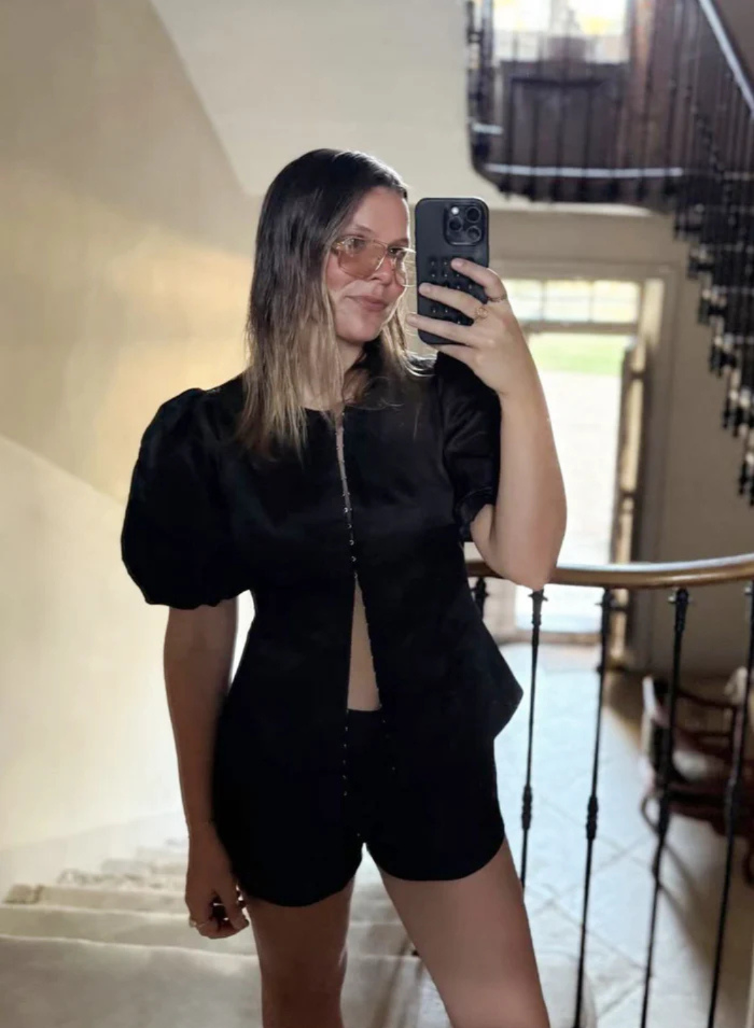 Hansen &amp; Gretel Pellegrino Top in Black