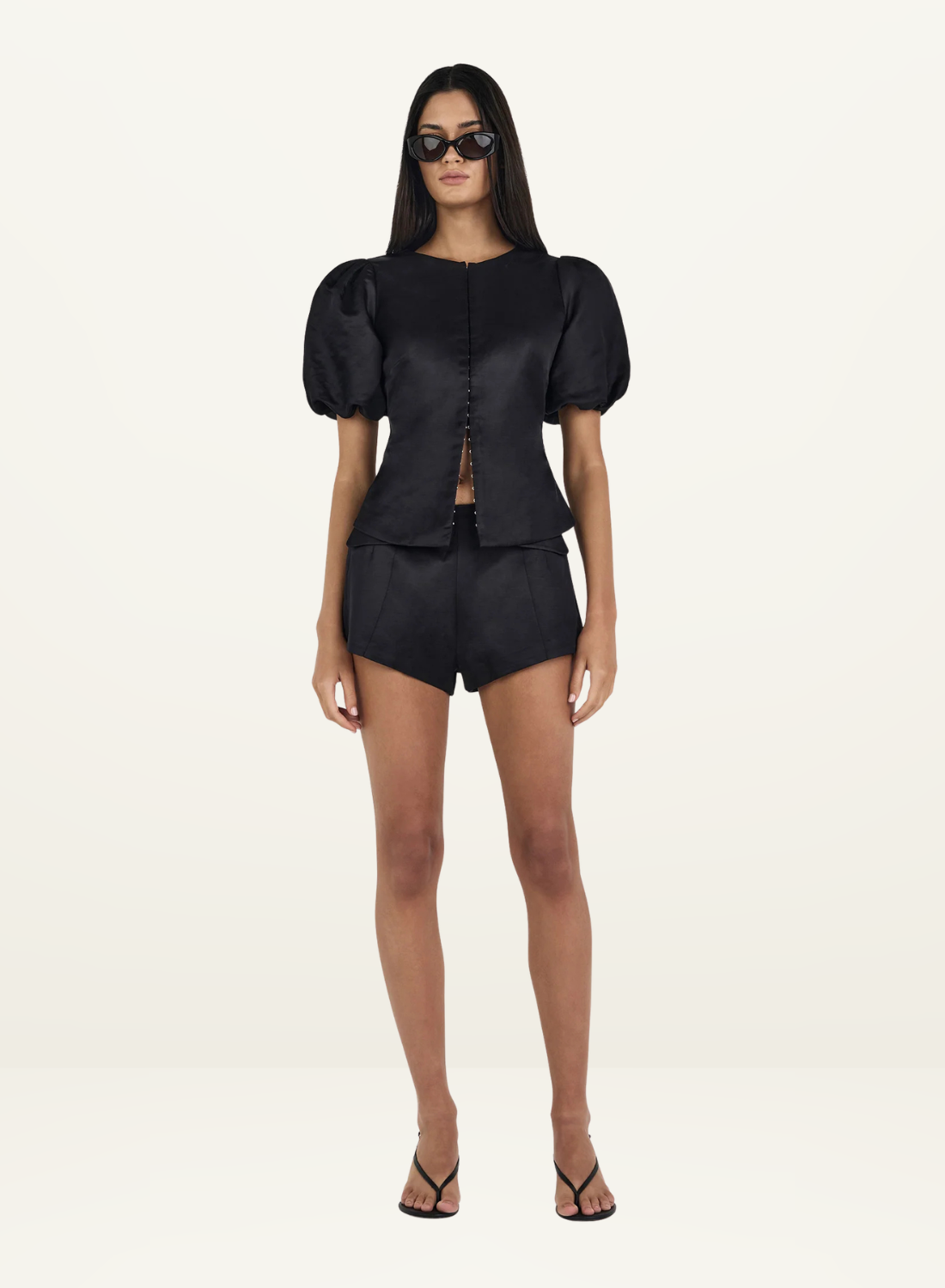Hansen &amp; Gretel Pellegrino Top in Black