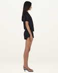 Hansen & Gretel Pellegrino Top in Black