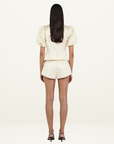 Hansen & Gretel Pellegrino Top in Pearl