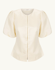 Hansen & Gretel Pellegrino Top in Pearl