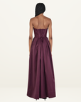 Hansen & Gretel Portia Maxi Dress in Pinot