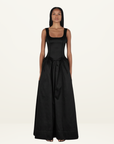 Hansen & Gretel Posey Taffeta Gown Maxi Dress in Black