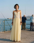 Hansen & Gretel Stephanie Maxi Dress in Butter