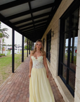 Hansen & Gretel Stephanie Maxi Dress in Butter