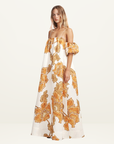 Hansen & Gretel Vetiver Dress in Sunshine Bloom