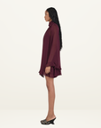 Hansen & Gretel Willow Mini Dress in Pinot