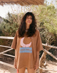 Kinga Csilla Inner Peace Tee in CHOCOLATE // PRE SALE  DELIVERY - MID to LATE FEB