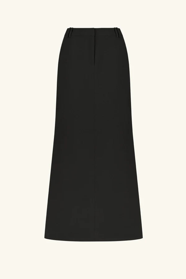 Irena Side Split Maxi Skirt BLACK Shona Joy-Shona Joy-Frolic Girls