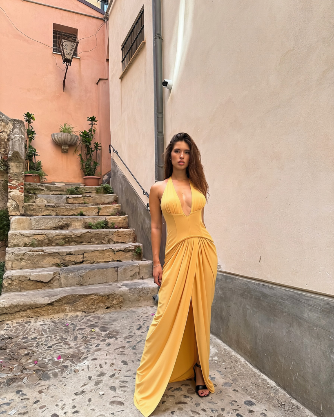Jefre Séi Landon Maxi Dress in Citron