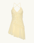 Isabelle Quinn Cleo Sequin Mini Dress in Butter Yellow // COMING SOON