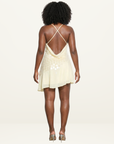 Isabelle Quinn Cleo Sequin Mini Dress in Butter Yellow // COMING SOON