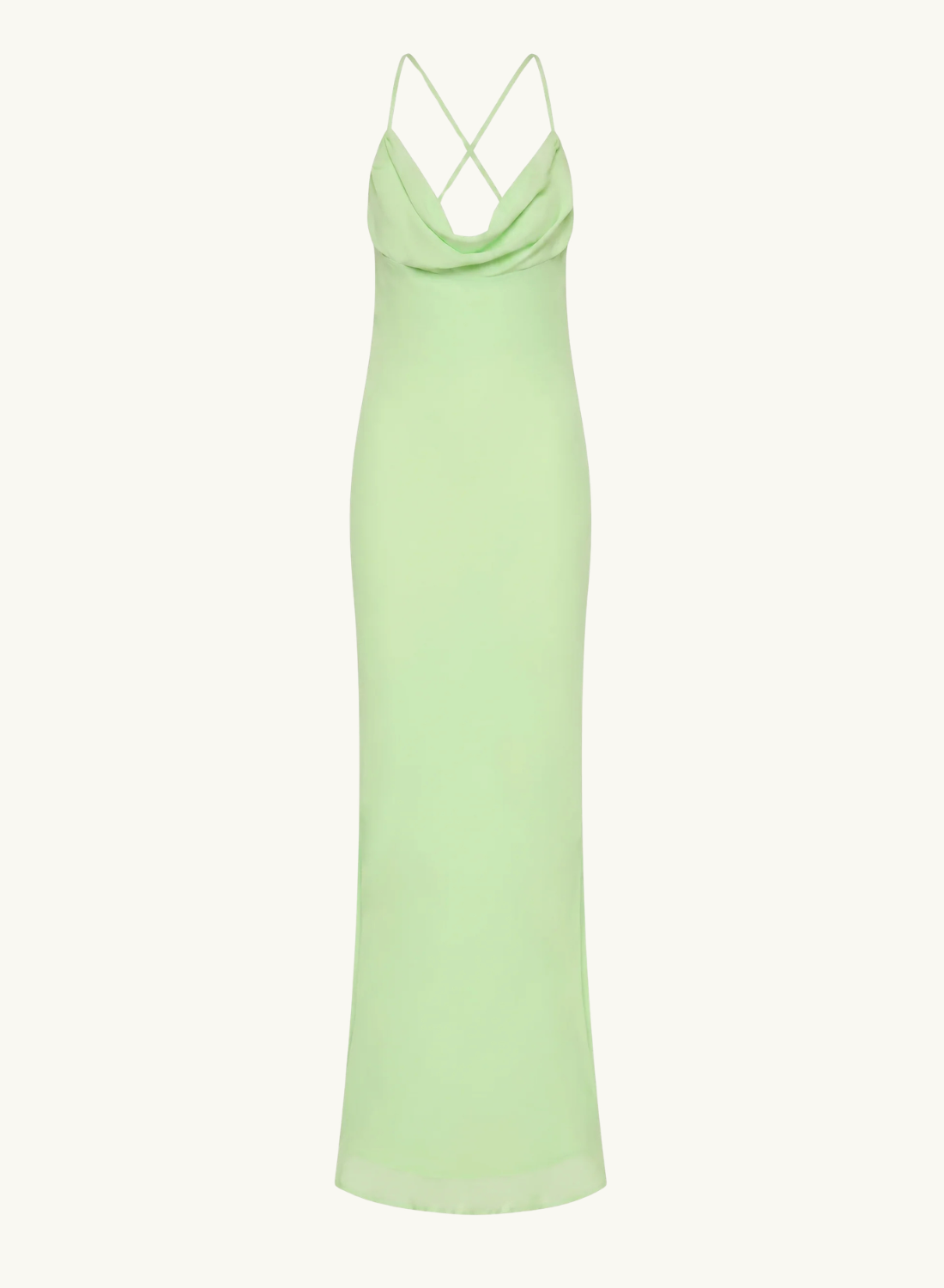 Isabelle Quinn Stella Maxi Slip Dress in Patina Green // COMING SOON