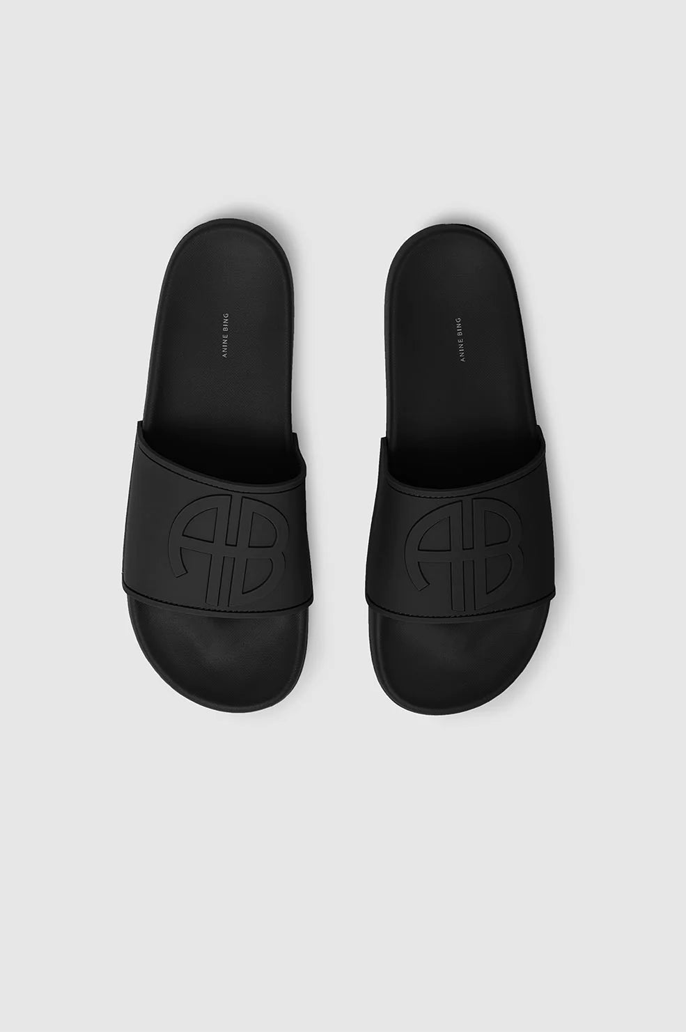 Isla Slides BLACK MONOGRAM Anine Bing-Anine Bing-Frolic Girls