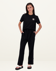 Jasmine Alexa Back to Home T-Shirt in Black