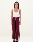 Jasmine Alexa Cassis Trouser in PLUM