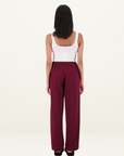 Jasmine Alexa Cassis Trouser in PLUM