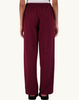 Jasmine Alexa Cassis Trouser in PLUM