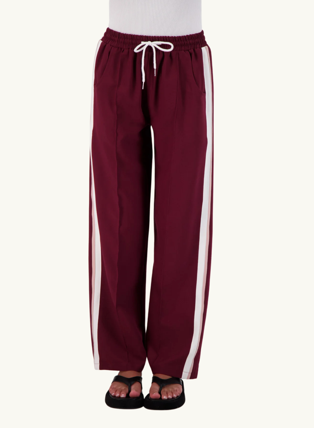 Jasmine Alexa Cassis Trouser in PLUM // LAST ONE - SIZE L