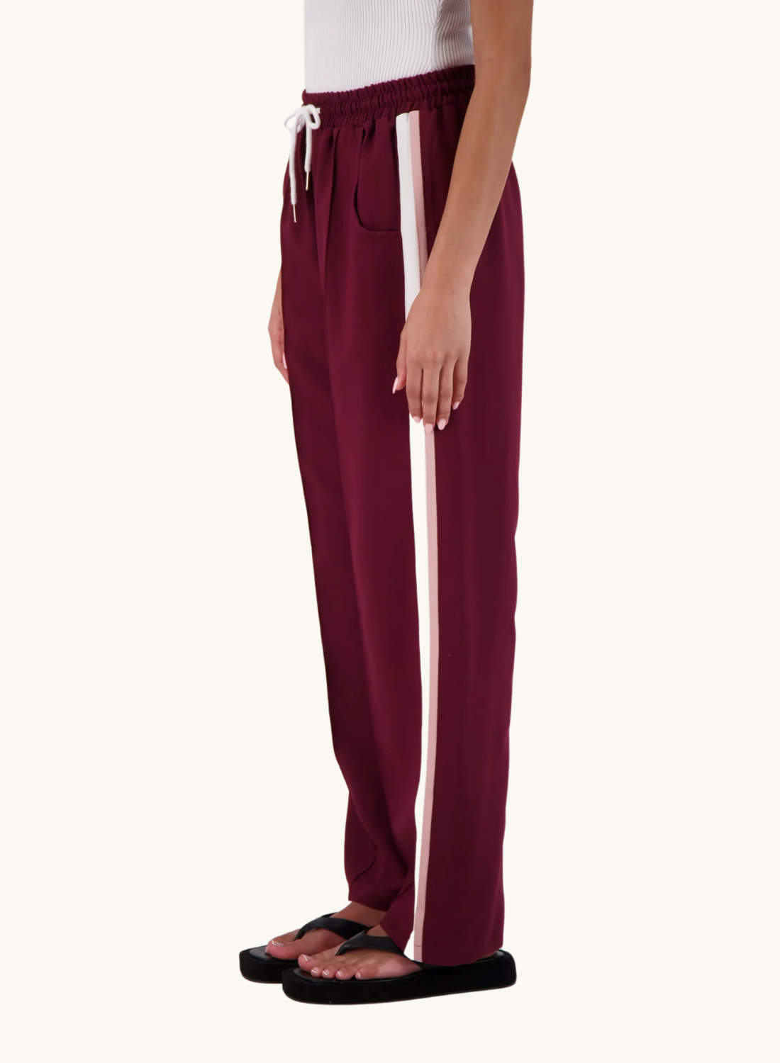 Jasmine Alexa Cassis Trouser in PLUM // LAST ONE - SIZE L