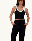 Jasmine Alexa Lido Tank in Black