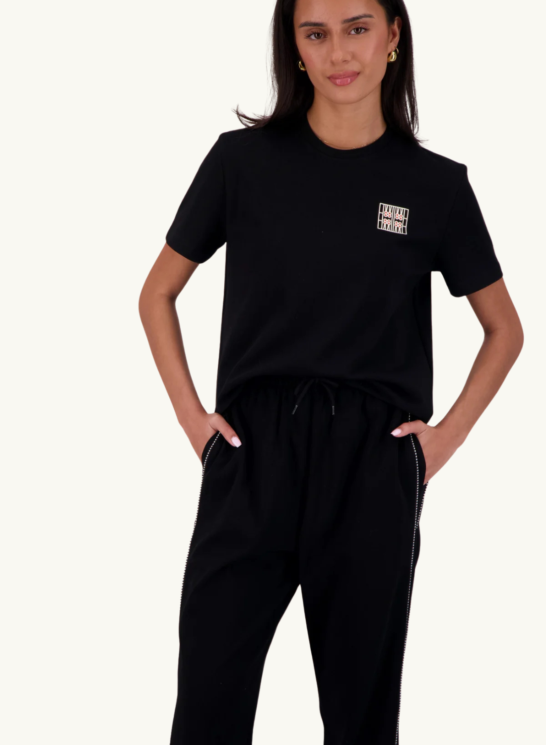 Jasmine Alexa Manarola Trackpant in Black