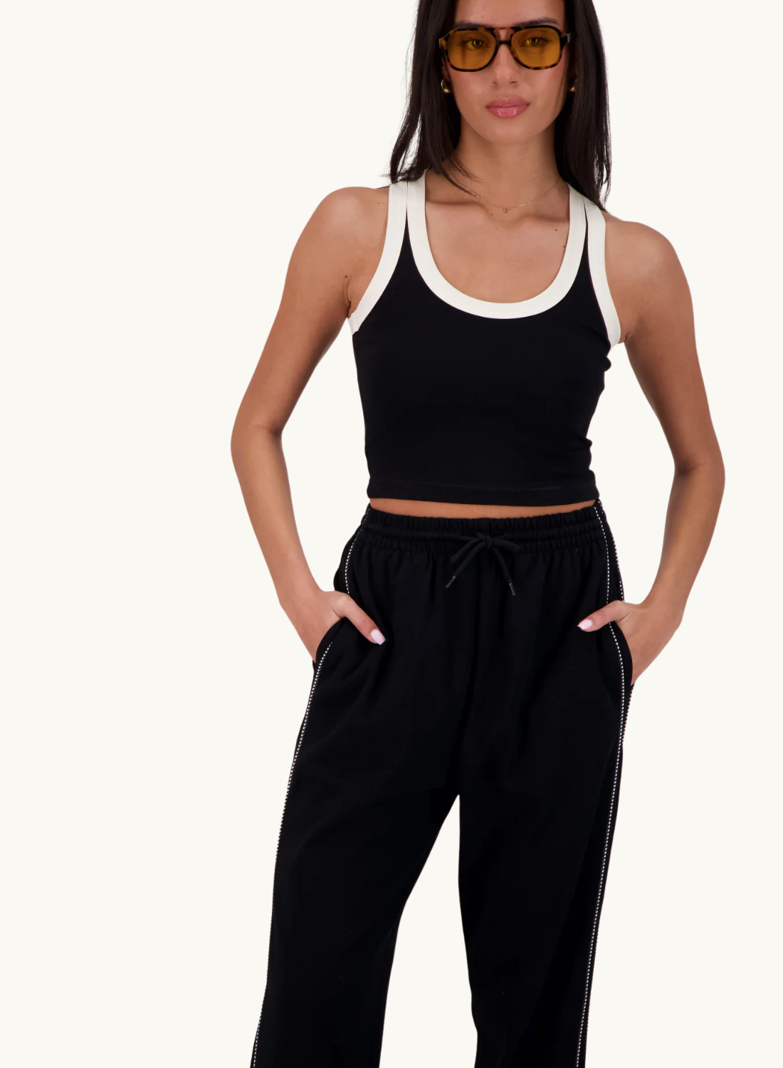 Jasmine Alexa Manarola Trackpant in Black