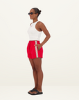 Jasmine Alexa Panarea Short in RED