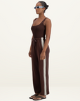 Jasmine Alexa Panera Track Pant in BROWN